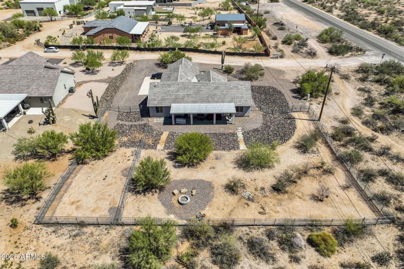 Overview of Fenced Portion of Yard
