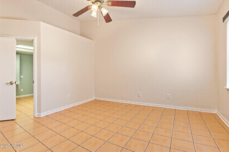 Bedroom Virtually staged empty