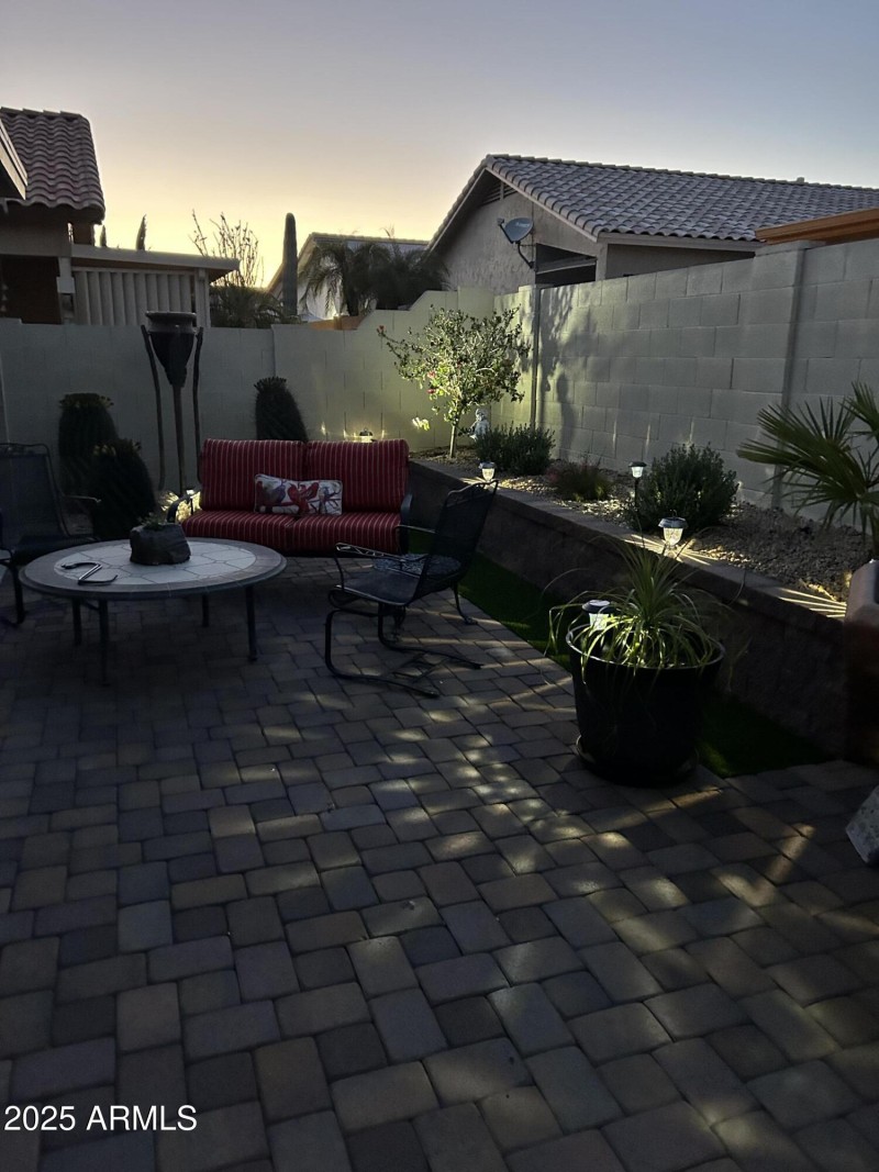 Ingleside backyard night shot