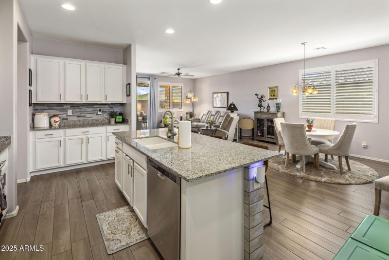 Kitchen to great room
