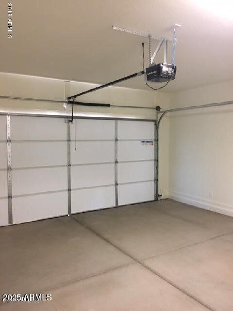 Brand new garage door.
