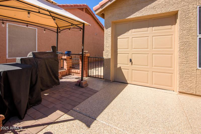 Covered BBQ Area