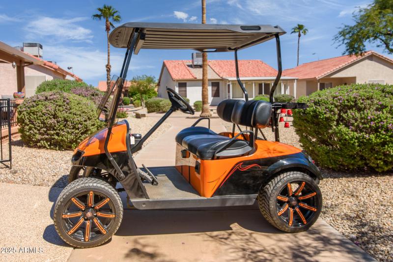 Golf Cart Available on Separate Bill of