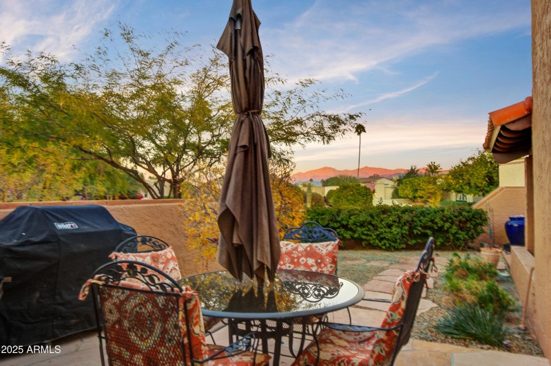 East Facing Back Patio