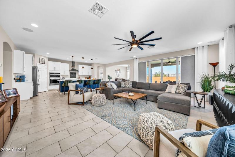 Spacious living area