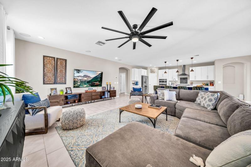 Spacious living area