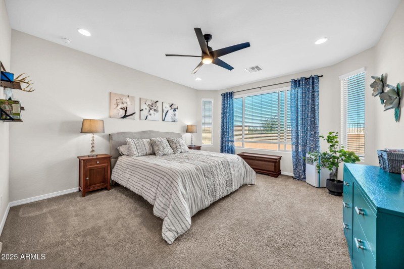 Large primary bedroom