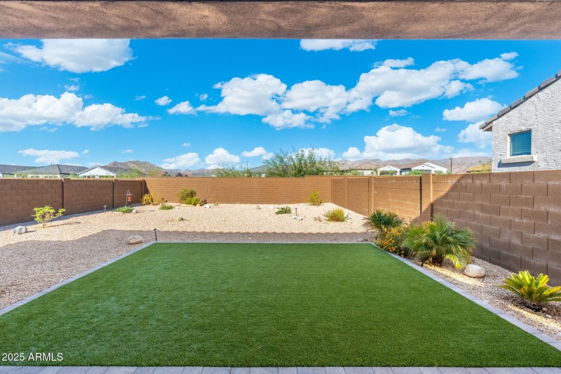 Artificial Turf Off Patio