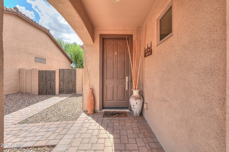 Paver entry