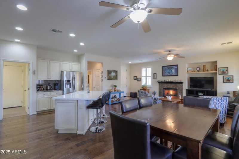 Dining to kitchen & Great room