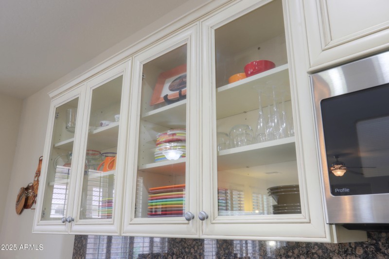 Glass cabinet panels