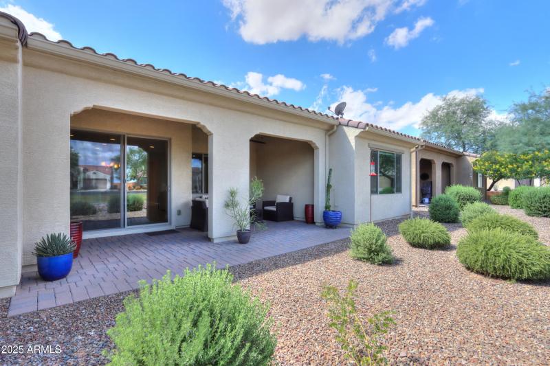 Covered patio