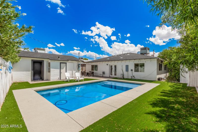 Pool shared by home and casita