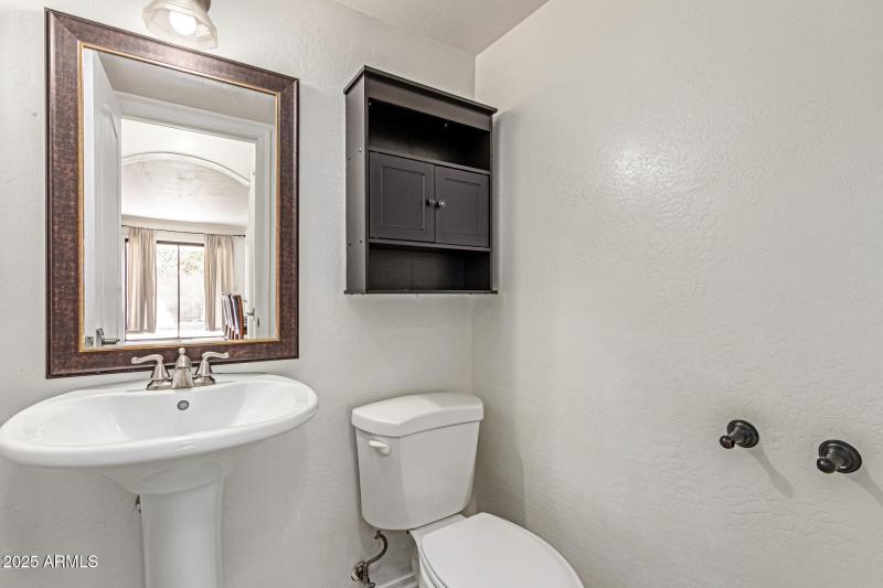 Convenient Downstairs Powder Room