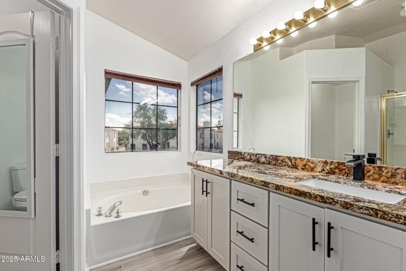 Primary Bathroom with Dual Vanity