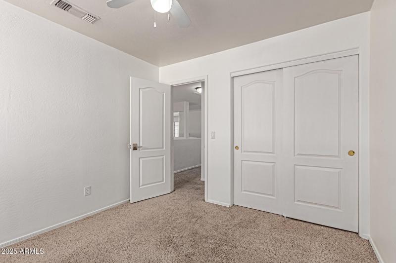 Bedroom with Ample Closet Space