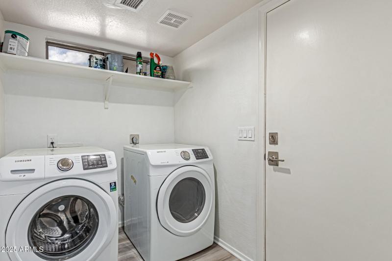 Convenient Laundry Room