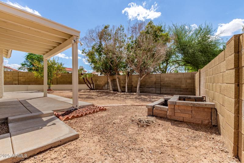 Large Backyard with Mature Trees