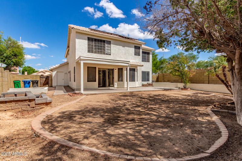 Two-Story Exterior with Covered Patio