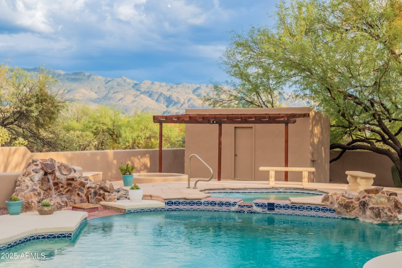 Pool, Water Fall, and View 2