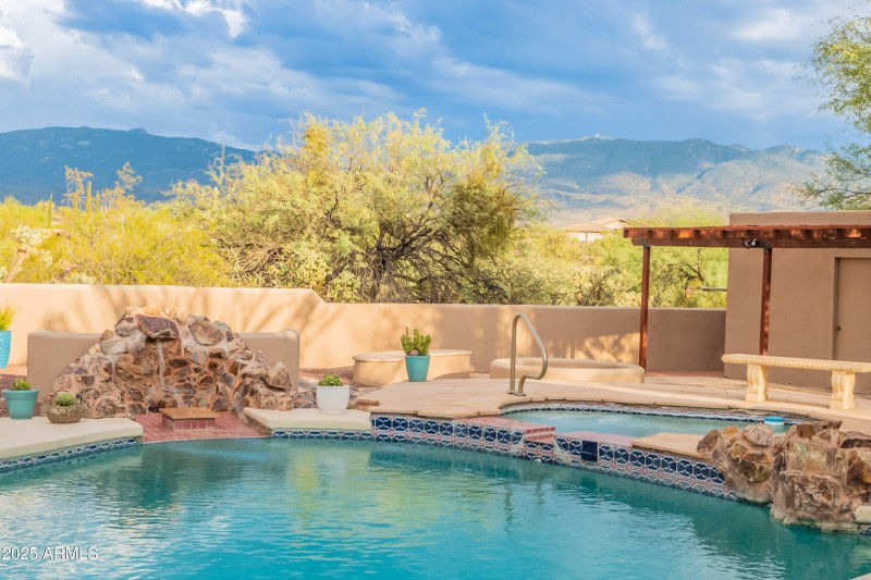 Pool, Water Fall, and View