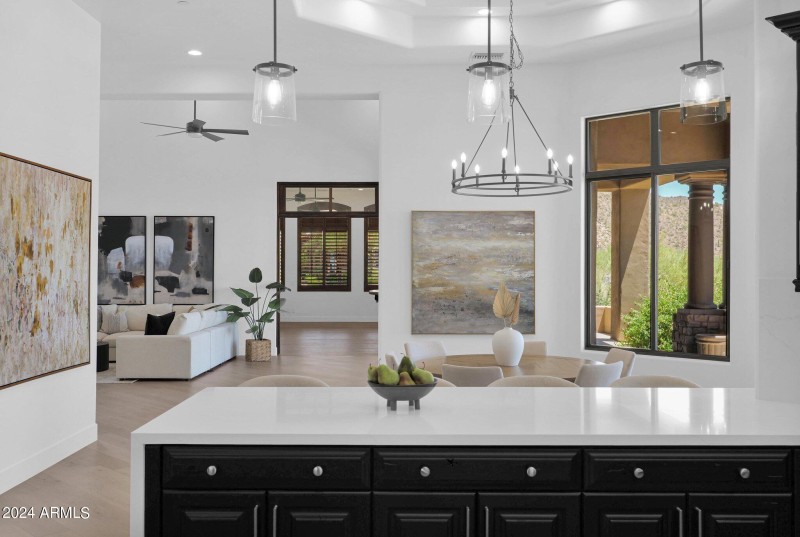 Kitchen thru to game room