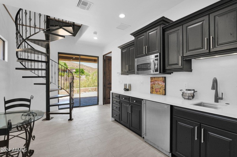 Attached casita kitchenette