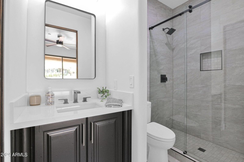 Attached casita bathroom