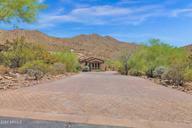 Driveway approach to home
