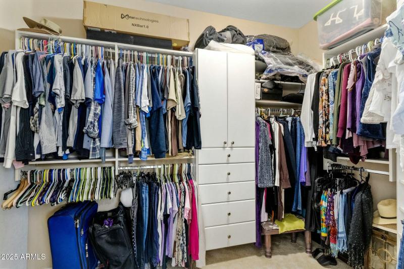 Primary walk-in closet