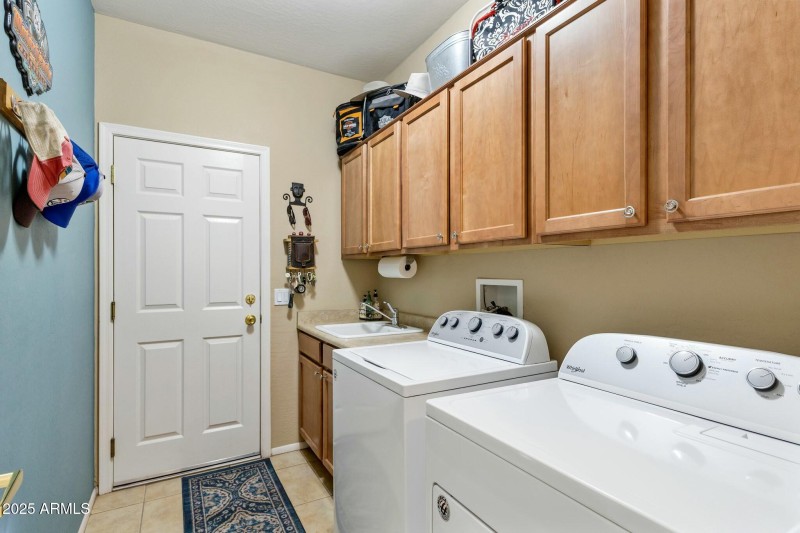 Laundry to garage