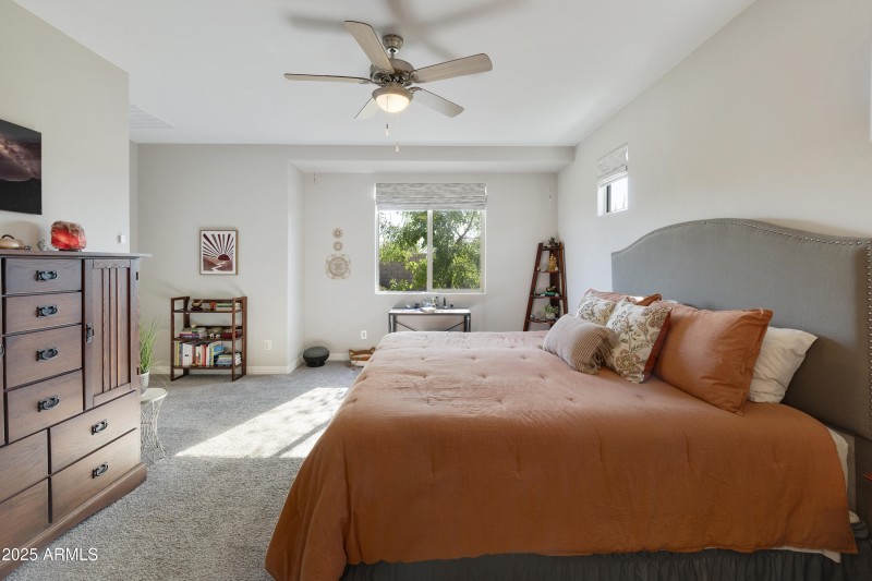 Primary Bdr room with Square Bay Windo