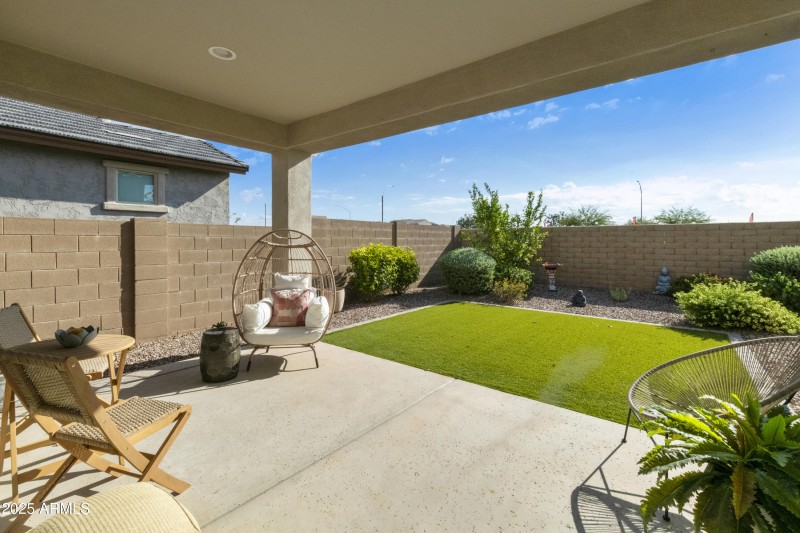 Covered Rear Patio