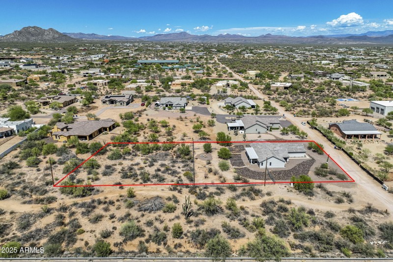 Aerial View w/Lot Lines