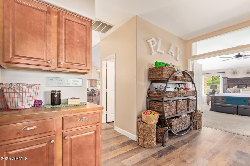 Entryway from laundry room