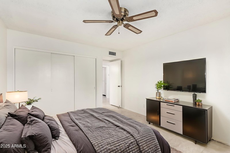 Virtually Staged Bedroom