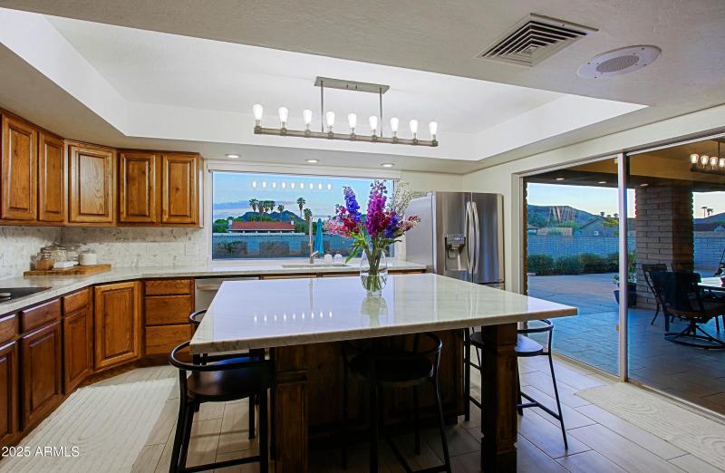 Remodeled kitchen