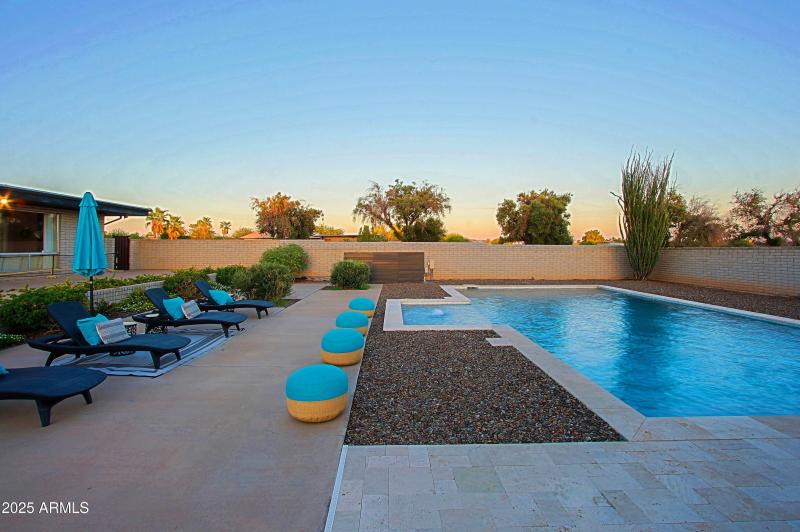 Relaxing backyard