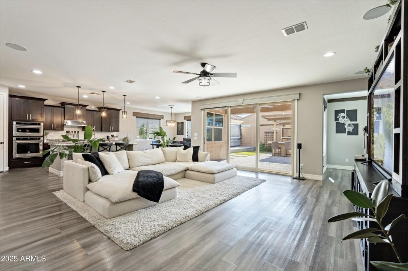 Living Room with Multi Slide Door