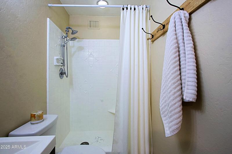 Walk in shower