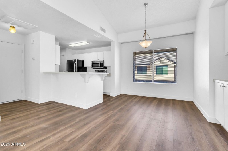 All new flooring and dining area