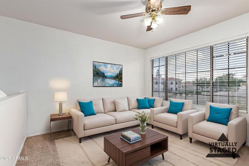 Virtually Staged Loft Space