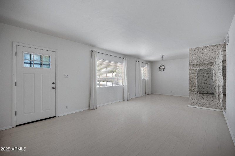 Front living & dining rooms