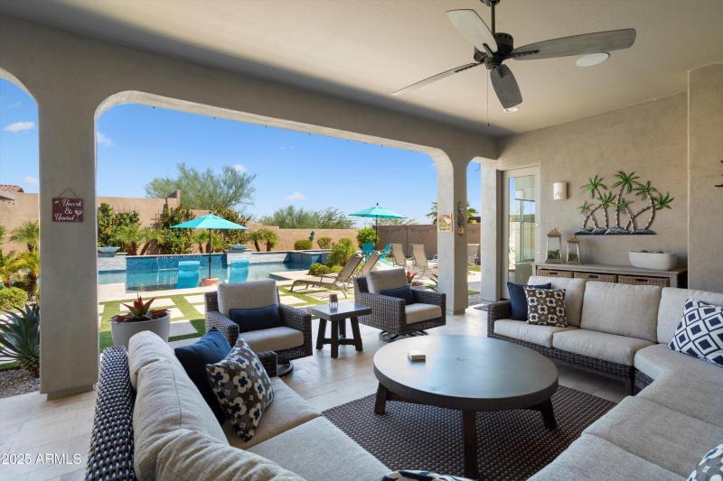 Covered Rear Patio