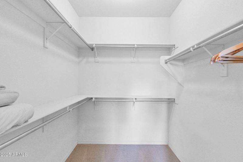 Primary walk-in closet