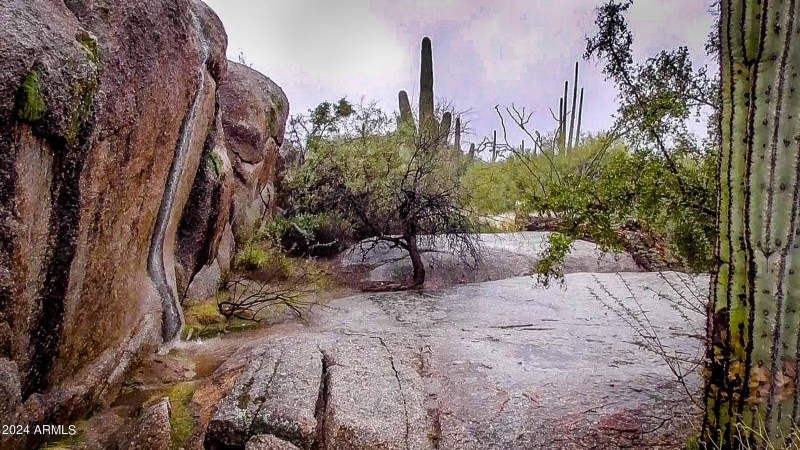 rainy weather at the grotto