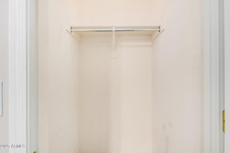 Spare Bedroom Walk-in Closet