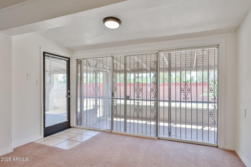 View to Covered Patio