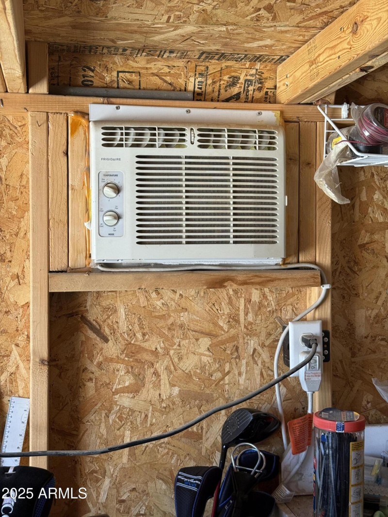 A/C in shed