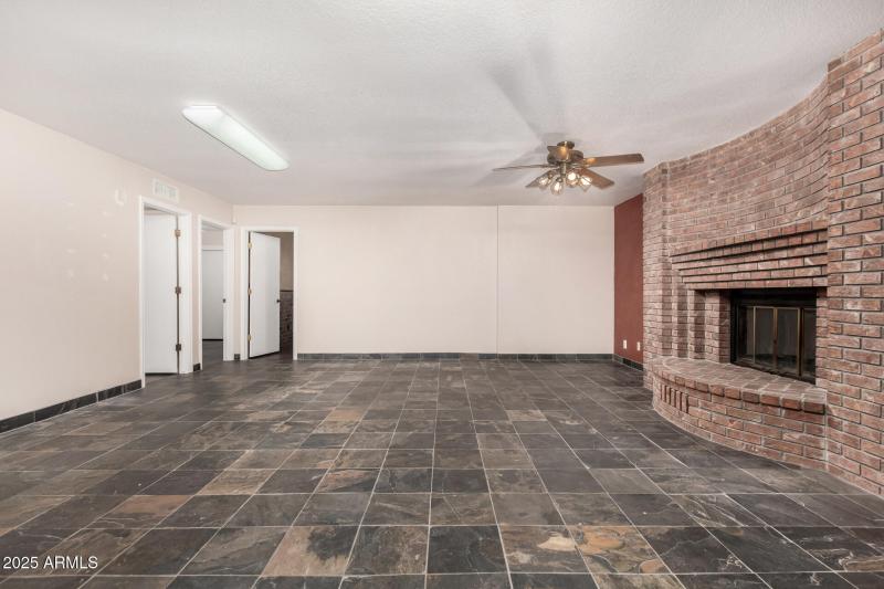 Basement Fireplace